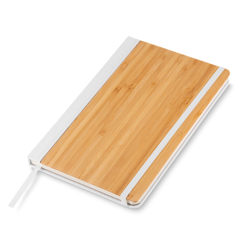 Caderno Ecológico com Capa de Bambu Personalizado