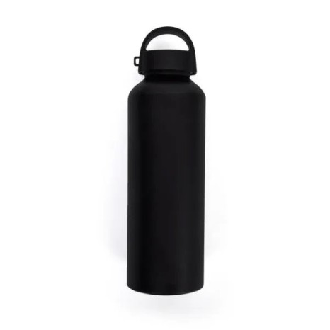 Garrafa em Alumínio Preto 600 Ml Personalizado