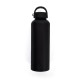 Garrafa em Alumínio Preto 600 Ml Personalizado