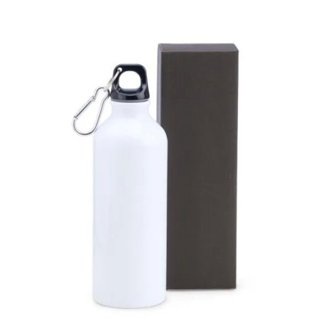 Squeeze em Alumínio Branco 500Ml Personalizado