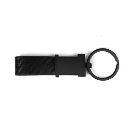 Chaveiro em Metal/Pu Preto Personalizado