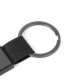 Chaveiro em Metal/Pu Cinza/Preto Personalizado
