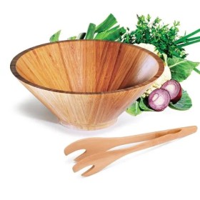 Kit para Salada em Bambu Pequim 3 L 2 Pçs Personalizado