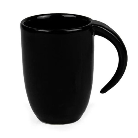 Kit Canecas em Cerâmica Preta 350Ml Personalizado