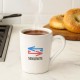 Caneca em Cerâmica Branca 230 Ml Personalizada