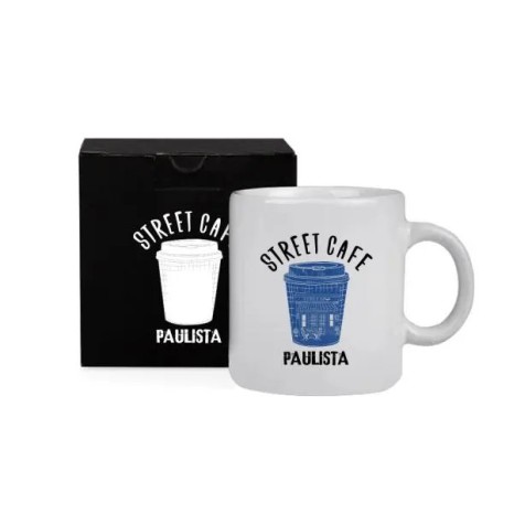Caneca em Cerâmica Branca 270 Ml com Caixa Personalizada