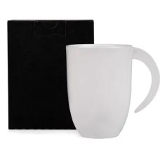 Caneca em Cerâmica Branca 350Ml Personalizada