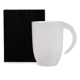Caneca em Cerâmica Branca 350Ml Personalizada