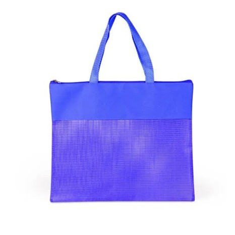 Sacola de Mão em Nylon 600 e Tela Sanet Azul Personalizado