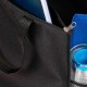 Sacola de Mão em Nylon 600 Preta/Azul Personalizado