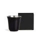 Copo para Café em Aço Inox Preto 60Ml Personalizado