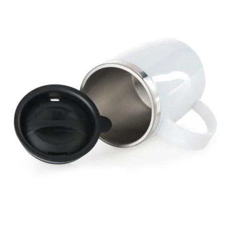 Caneca em Aço Inox / Poliestireno 400 Ml Personalizada