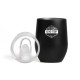 Copo Térmico com Tampa Preto 340 Ml Personalizado