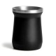 Cuia Térmica em Aço Inox Preto 300Ml Personalizado