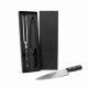 Conjunto de Faca e Garfo Premium em Madeira / Inox Preto 2 Pçs Personalizado