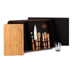 Kit para Churrasco e Caipirinha 9 Pçs Personalizado