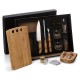 Kit Churrasco, Drinks e Truco 12 Pçs com Jogo de Baralho Personalizado