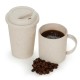 Kit com Copo e Caneca em Fibra de Bambu Personalizado