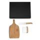 Kit para Cozinha em Bambu / Inox 3 Pçs Personalizado