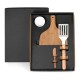 Kit para Hamburguer com Espátula 4 Pçs Personalizado