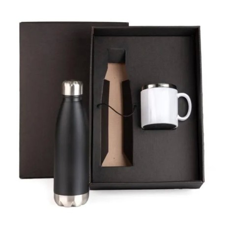 Kit Garrafa e Caneca 2 Pçs Personalizado