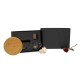 Kit para Café com Vela Aromatizada 3 Pçs Personalizado