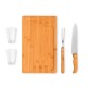 Kit para Churrasco com Copos 5 Pçs Personalizado