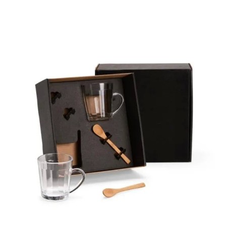 Kit Canecas com Colheres 4 Pçs Personalizado
