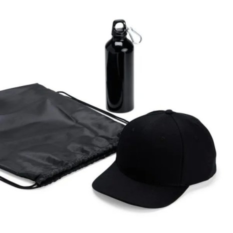 Conjunto Mochila Sacola, Garrafa e Boné 3 Pçs Personalizado