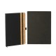 Caderno com Pauta Preto 14X21cm Personalizado