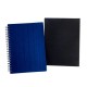 Caderno Pautado com Wire-O Azul 23,5X18cm 100 Fls Personalizado