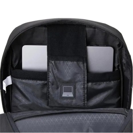 Mochila em Polyester/Pu Executive 20L Preta Personalizado
