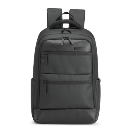 Mochila em Pu/Polyester Executive 24L Preta Personalizado
