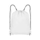 Mochila Sacola em Nylon 190D Branca 42X32cm Personalizado
