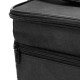 Bolsa Térmica Preta em Polyester 600D/Peva 27X20X25cm Personalizado