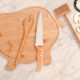Kit para Cozinha em Bambu com Tábua Formato Porco Personalizado