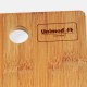 Conjunto para Queijo em Bambu / Madeira / Inox Oregon 5 Pçs Personalizado