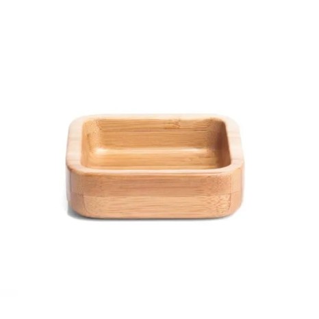 Cumbuca em Bambu Quadrada de 100Ml Personalizado