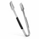 Pegador em Madeira / Inox Preto 33cm Personalizado