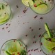 Jogo de Copos de Vidro para Caipirinha / Drink 350 Ml 4 Pçs Personalizado