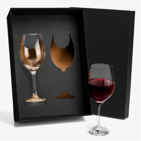 Jogo de Taças de Vidro para Vinho 490 Ml 2 Pçs Personalizado