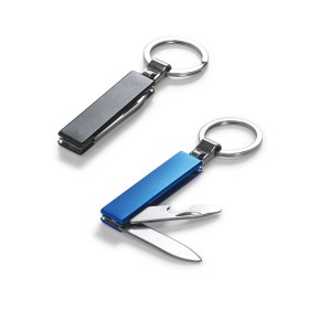 Chaveiro de Metal com Canivete Personalizado com Logo