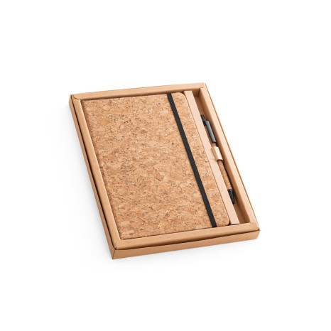 Conjunto de Bloco de Notas com Caneta Personalizado