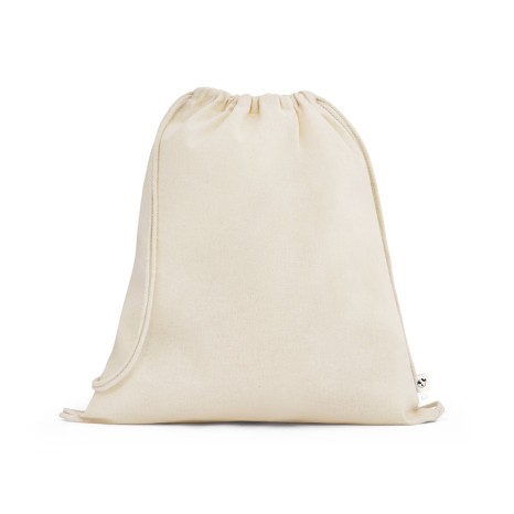 Sacola Tipo Mochila 100% Algodão Orgânico Personalizado 