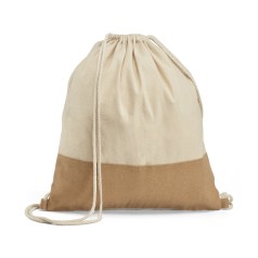 Mochila Saco de Algodão e Juta Personalizada para Brindes