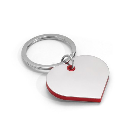Chaveiro de Metal Formato Coração Personalizado para Brindes