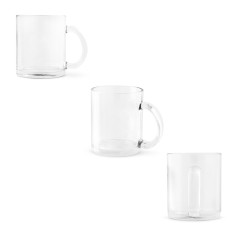 Caneca de Vidro 350Ml Personalizada
