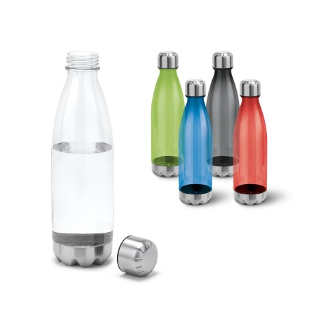 Squeeze Plástico com Tampa de Inox para Brindes
