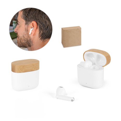 Fone de Ouvido Wireless Personalizado com Logotipo