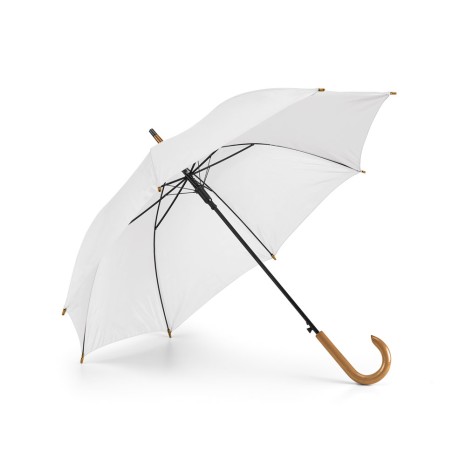 Guarda Chuva 100 cm Automático com Cabo de Madeira